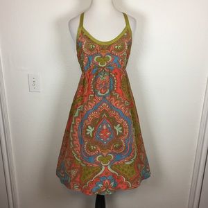 Silk Anthropologie sun dress